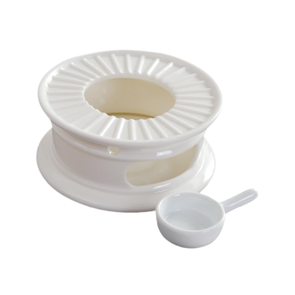Maxbell Ceramic Teapot Warmer Heat Preservation Stylish for Kitchen Restaurant Hotel A