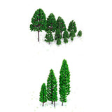 Maxbell 22 Mixed Tree Model Train Railway Garden Park Road Scenery 1/50 Layout 3-16cm