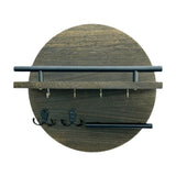 Maxbell Wall Storage Rack Round Key Holder Wall Mounted for Bedroom Dorm Living Room Style A