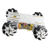 Maxbell Smart Car Chassis RC Toy with TT motor for Arduino DIY RC Toy Silver 1:120