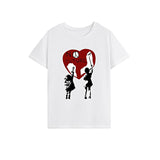 Maxbell Maxbell Womens T Shirt Summer Souvenir Soft Crewneck Tee for Beach Traveling Walking M White