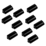 Maxbell Maxbell Set of 10 Black Rubber Protective Cover Case for Snooker Cue Tips