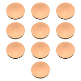 Maxbell 10x Blank Challenge Coins Birthday Iron Plating for Engraving Plated Pattern Copper