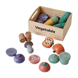 Maxbell Cutting Vegetables Set Kitchen Cooking Toys for Ages 3 4 5 Kids Party Favors