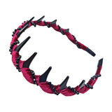 Maxbell Headband Beauty Hair Accessories Fashion Effortless Headwear for Gifts Girls Red