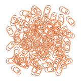 Maxbell 100 Pieces Paper Clips Notes Classified Clips for Personal Documents Journal Rose Gold