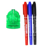 Maxbell Maxbell Golf Ball Liner Marker Line Drawing Alignment Tool Drawer Stencil Green Clip