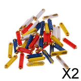 Maxbell 2x40 Pieces Automotive Car GBC Copper  Fuse Kit 25A 8A 16A 20A
