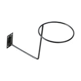 Maxbell Helmet Hanger Organization Wall Mount Display Rack for Basketball Coats Mask Square black