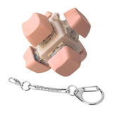 Maxbell Keyboard Fidget Keychain Accessories Decompression Toy for Home Office Party 6 Key