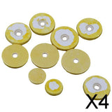 Maxbell 4xFlute Pads 16pcs Yellow Color