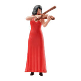 Maxbell 1:64 Scale Band Figurine Dioramas for Train Layout Micro Landscape DIY Scene Violinist