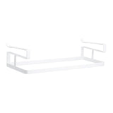 Maxbell Cabinet Hanging Basket Sturdy Storage Rack for Living Room Cabinet Household White