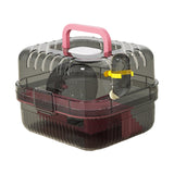 Maxbell Large Hamster Cage Small Animal Travel Case for Guinea Pigs Gerbils Hedgehog pink