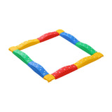 Maxbell Kids Balance Beams Training Toy Sports Toy Indoor and Outdoor Balance Blocks 12Pcs Rainbow