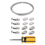 Maxbell Maxbell Wire Rope Bell Rope Chandelier Hanging Multipurpose for Patio Home Balconies 10m