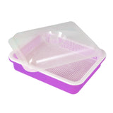 Maxbell Garden Seed Sprouter Tray Microgreens Growing Big Capacity Plant Germination Violet