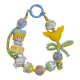 Maxbell Bag Pendant Doll Accessories Phone Charm with Beads for Kids Adults Children Style C