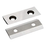 Maxbell 2Pcs Garden Shredder Knives Gardening Cutter Lawn Trees Wood Chipper Blades