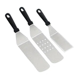 Maxbell 3x Stainless Steel Spatula Set Heavy Duty for Home Teppanyaki Grill Flat Top