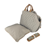 Maxbell Dog Travel Bag Cat Travel Bag for Small and Medium Cats Small Animals Grey White