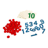 Maxbell Montessori Cards & Counters Training for Homeschool Early Childhood Children Style A