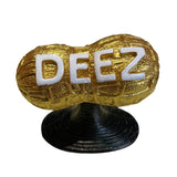 Maxbell Peanut Statue Collectible Creative Nut Sculpture for Bedroom Home Decoration