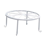 Maxbell Flower Pot Stand Multifunctional Convenient Heavy Duty for Patio Home Garden White