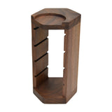 Maxbell Filtration Basket Rack Versatile Wooden Stand Holder for Restaurant Kitchen Home wood