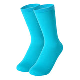 Maxbell Ice Skating Socks for Women Girl Breathable Figure Skating Socks Blue