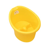 Infant Bath Bucket Portable Baby Bath Tub for Boys and Girls Infants Newborn Yellow