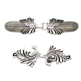 Maxbell Maxbell 2x Cardigan Clips for Women Cloak Clasp Fasteners Retro Design Sweater Clips Argent