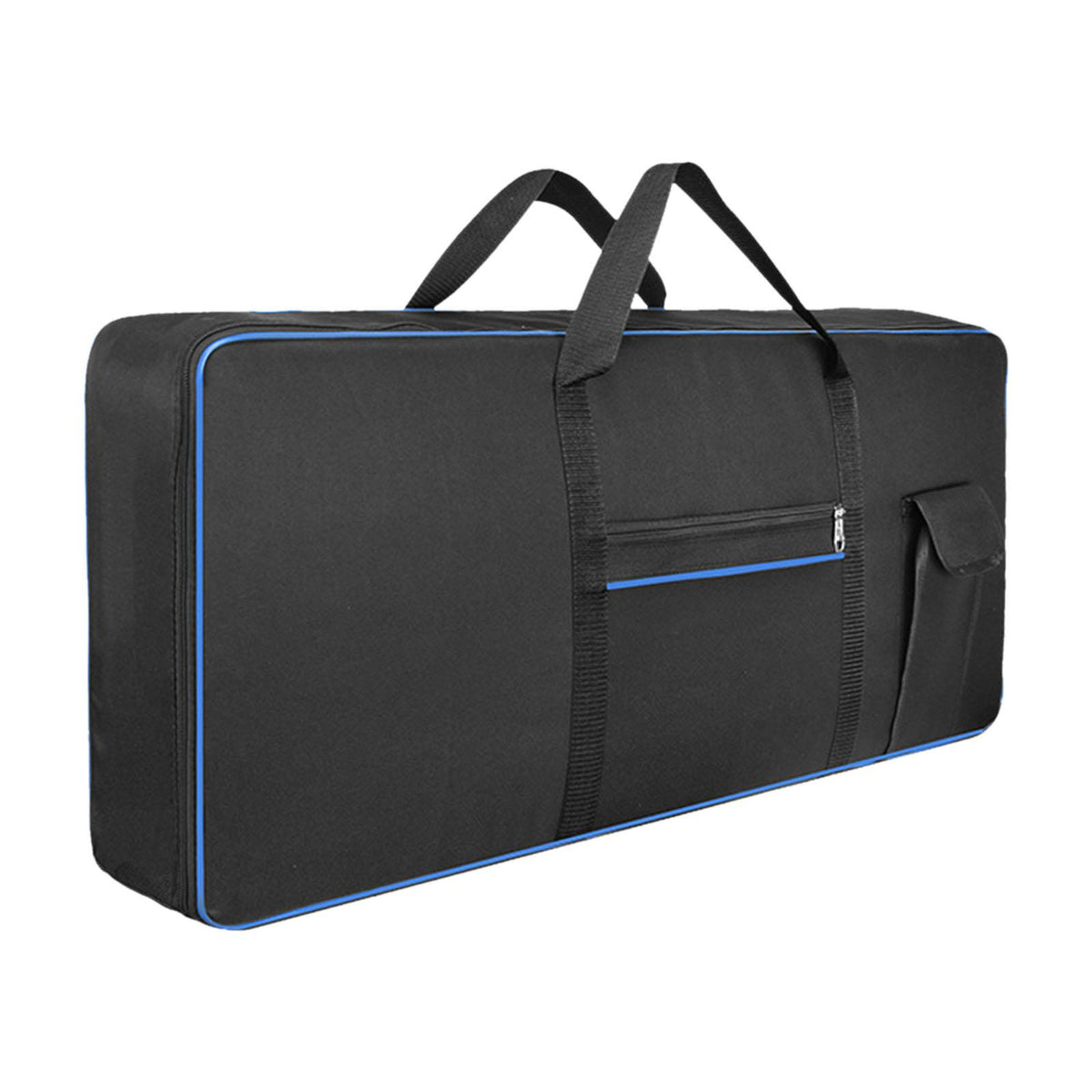 Maxbell 61Key Keyboard Bag Padded Electric Piano Case for Concert School Performance Blue