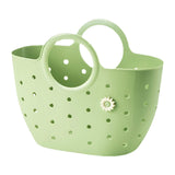 Maxbell Shower Caddy Basket with Handles Multipurpose Dorm Camp Dorm Shower Tote Bag Green L