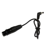 Right Angle DC to 4pin XLR Adapter Power Cable for Studio Video Camera Black - Aladdin Shoppers