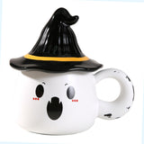 Maxbell Coffee Mug Decoration Tabletop Ornament Ceramic Mug for Tea Coffee Fall Gift White