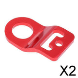 Maxbell 2xRadiator Stay Mount Bracket Holder for Honda Integra DC Civic EK S2000 Red