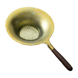 Maxbell Tea Strainer Rustproof Reusable Pure Titanium for Teacup Loose Leaf Tea Gift gold