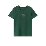 Maxbell Maxbell Womens T Shirt Summer Female Short Sleeve Top for Commuting Traveling Office L