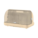 Maxbell Dustproof Cup Holder Desktop Cup Storage Rack for Dishes Chopsticks Tea Cups Cream Color
