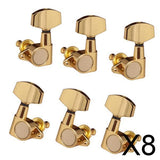 8x3R3L Sealed Guitar Tuning Pegs Tuners Machine Heads for Electric Guitar