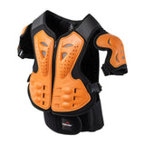Maxbell Kids Motorcycle Armor Suit Body Guards Vest for Skiing Motocross Orange