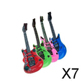 Maxbell 7x2 Pcs Random Color Inflatable Guitar for Rock N Roll Party Favor for Kids