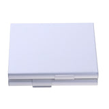 Pocket Carrying Cigarette Box Cigar Case Holder for 20pcs Cigarettes Silver