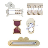 Maxbell Wooden Busy Board Kids Boy Girl Fine Motor Skill for Kids Preschool Children