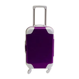 Maxbell 18 inch Doll Suitcase Luggage Luggage Box Mini Travel Suitcase for Kids Gift Purple