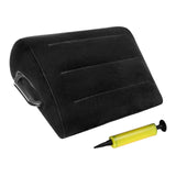 Maxbell Leg Pillow PVC Flocking Lightweight Travel Foot Rest for Leg Lifting Bed Use