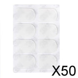 Maxbell 50x8x Clarinet/Soprano Saxophone Sax Mouthpiece Patches Pads Cushions 0.8mm
