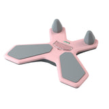 Maxbell Plank Board Abdomen Exercise Core Strength Training for Sports Office Indoor Pink