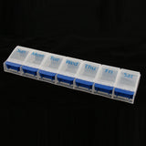 Maxbell Maxbell 7 Days Week Pill Tablet Medicine Capsule Box Container Storage Organizer  Sunday to Saturday